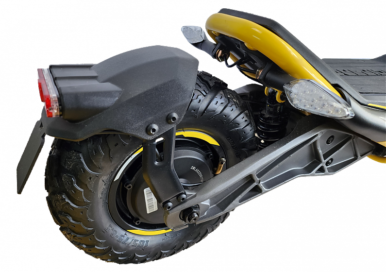 Электросамокат Velocifero ONE-X 500W*2 (Желтый)
