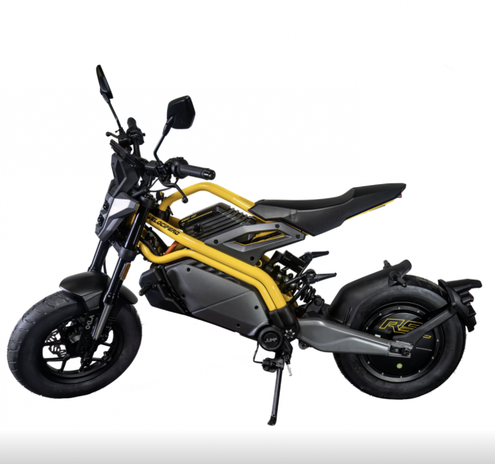 Электромотоцикл Velocifero JUMP(72V/50Ah) - Yellow