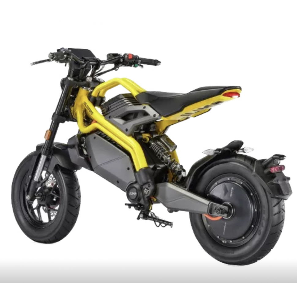 Электромотоцикл Velocifero JUMP(72V/50Ah) - Yellow