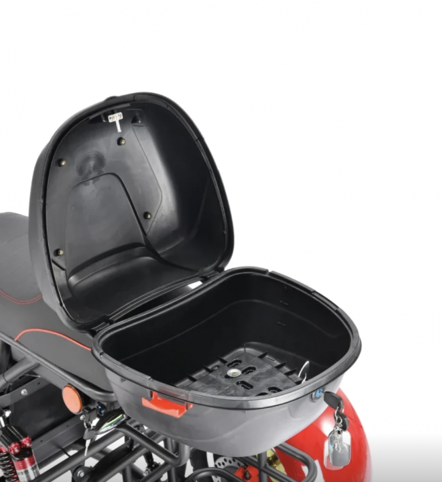 Электротрицикл WHITE SIBERIA PRO TRIKE 3000W RED
