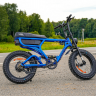 Электровелосипед Scrambler X pro 20 дюйм 48V25А 1000W (синий глянцевый)
